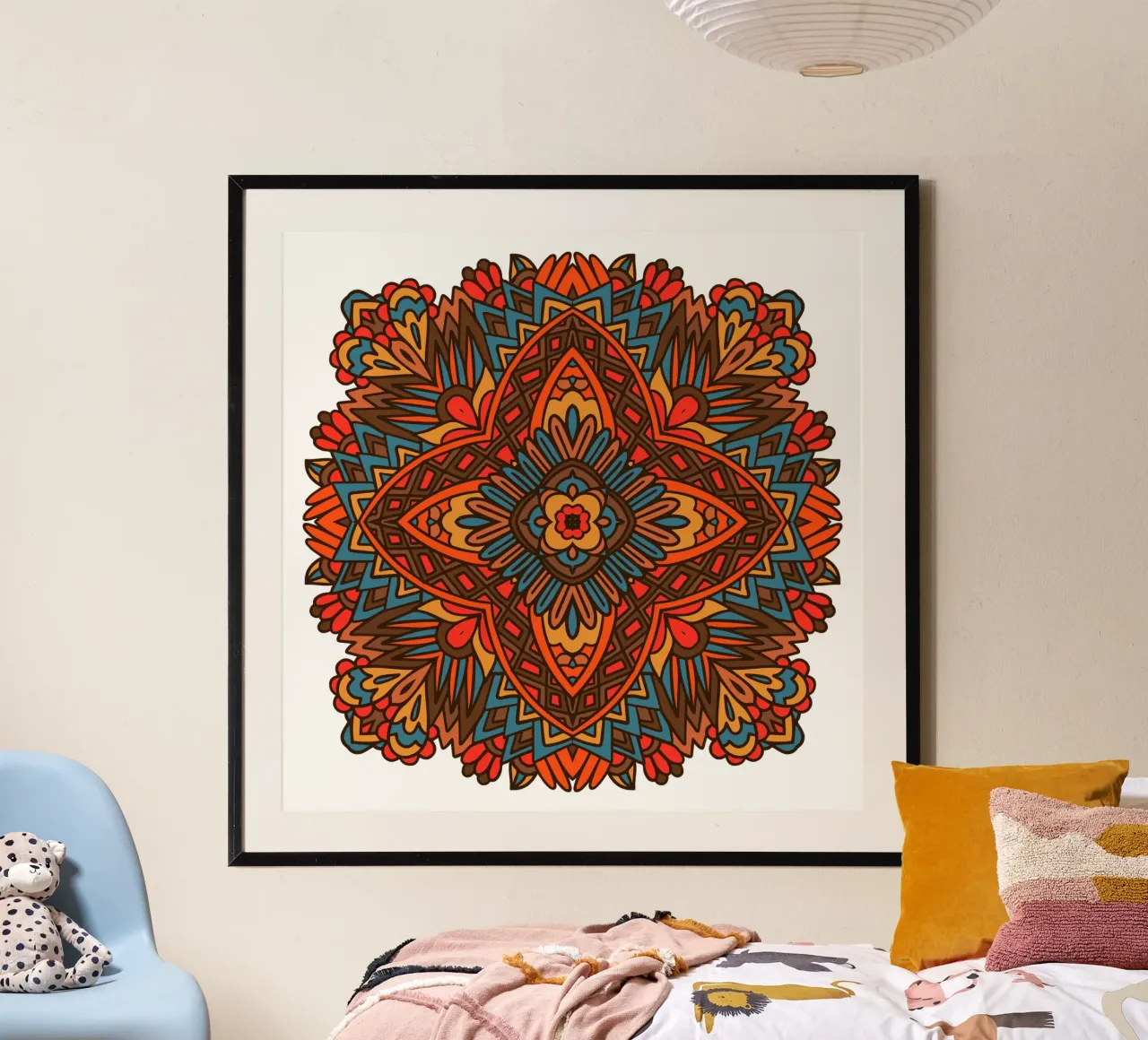 Mandala colorato e intricato carta hahnemühle da Spiritual Touch