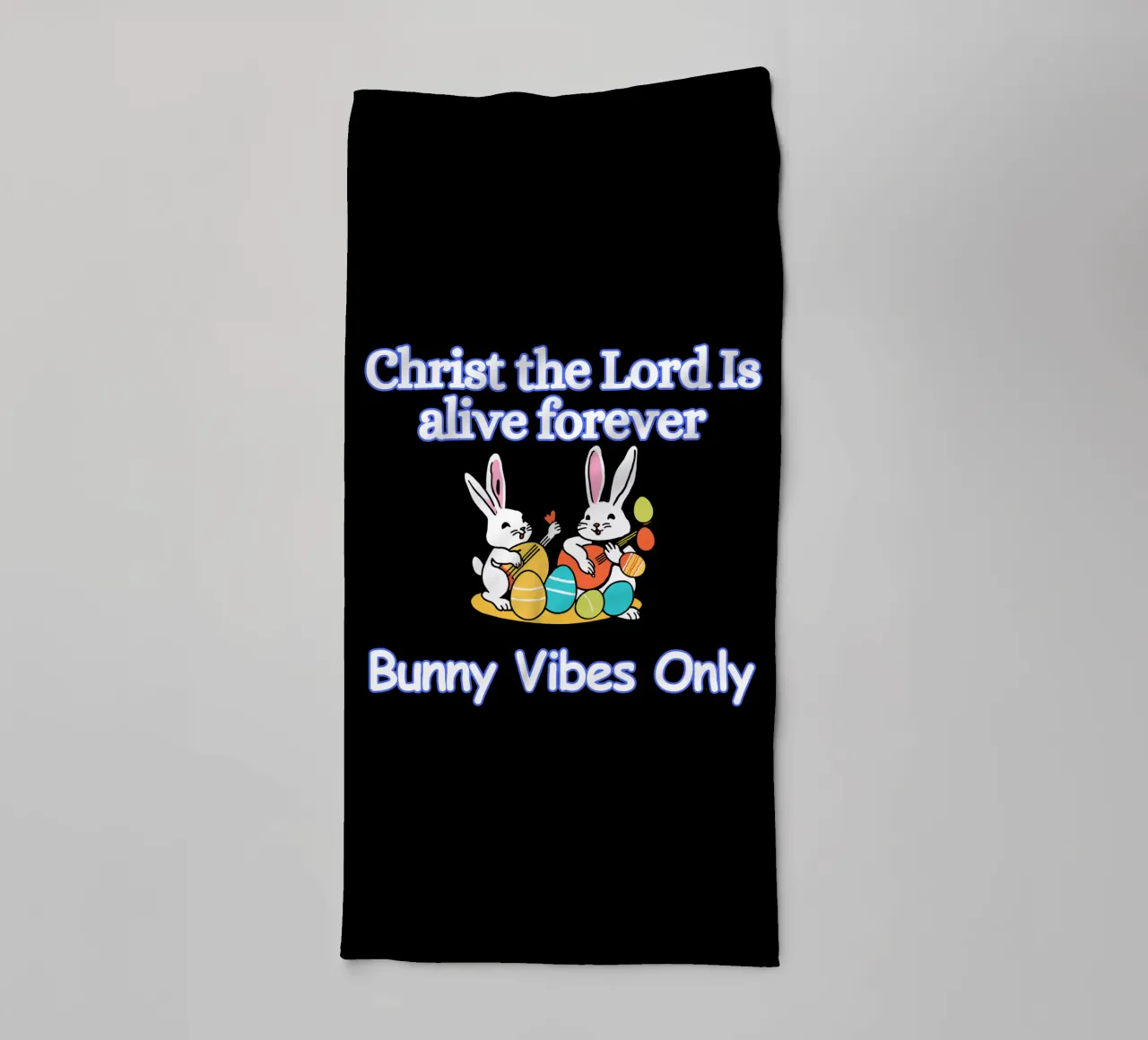 Christ the Lord is Alive Bunny Vibes Only Forever towel by Lionandlamb