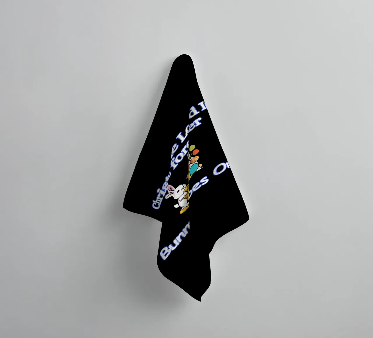 Christ the Lord is Alive Bunny Vibes Only Forever towel by Lionandlamb