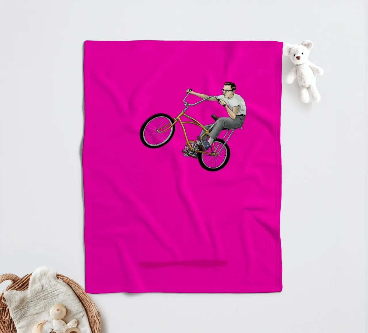 Float - Among the Clouds Fleecedecke von Jason Ratliff