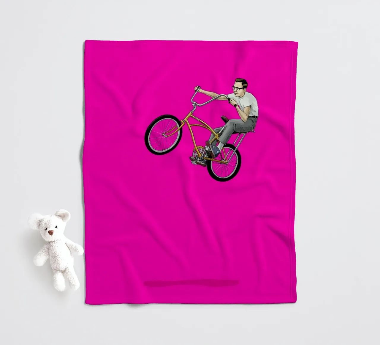 Float - Among the Clouds Fleecedecke von Jason Ratliff