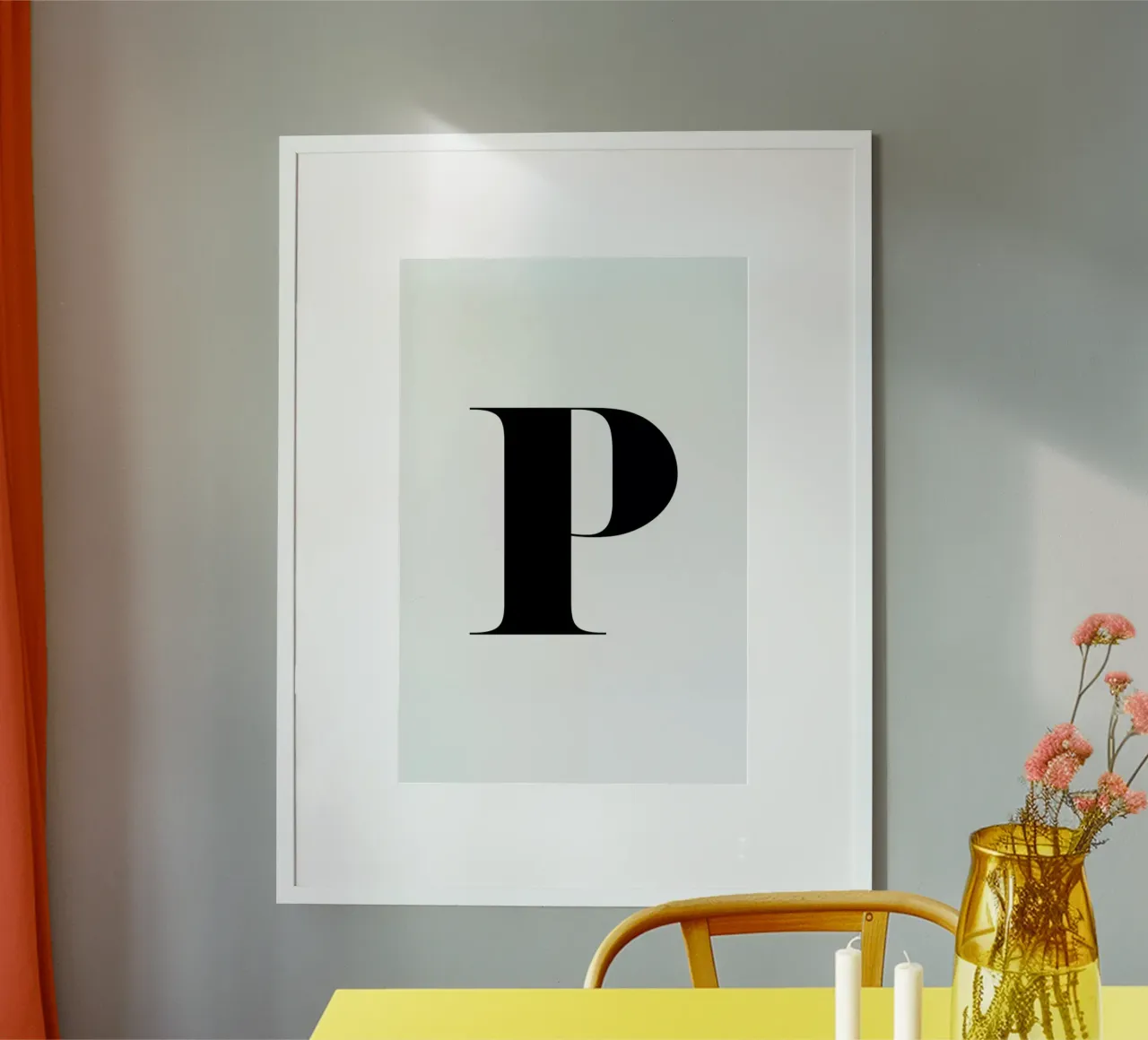 P poster da Mottos by Sinan Saydik