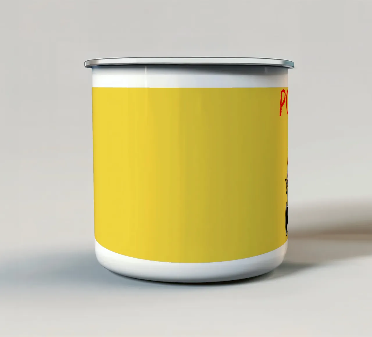 Scacchi Pedone assassino Umorismo nero Design sarcastico tazza in smalto da sillyindustries