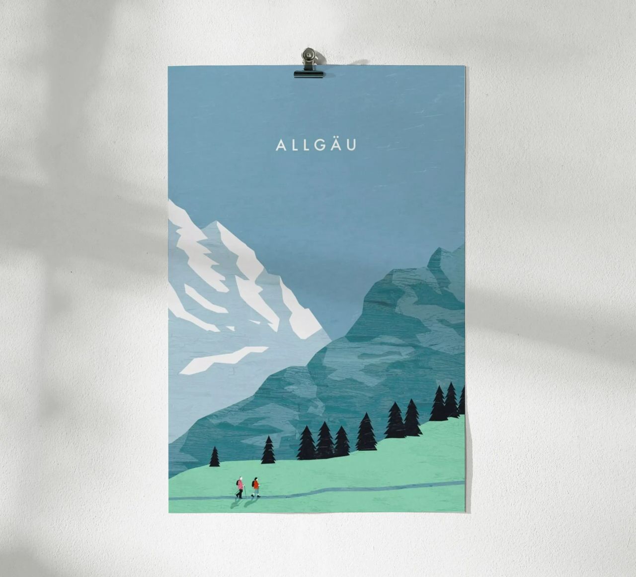Allgäu Poster von Katinka Reinke