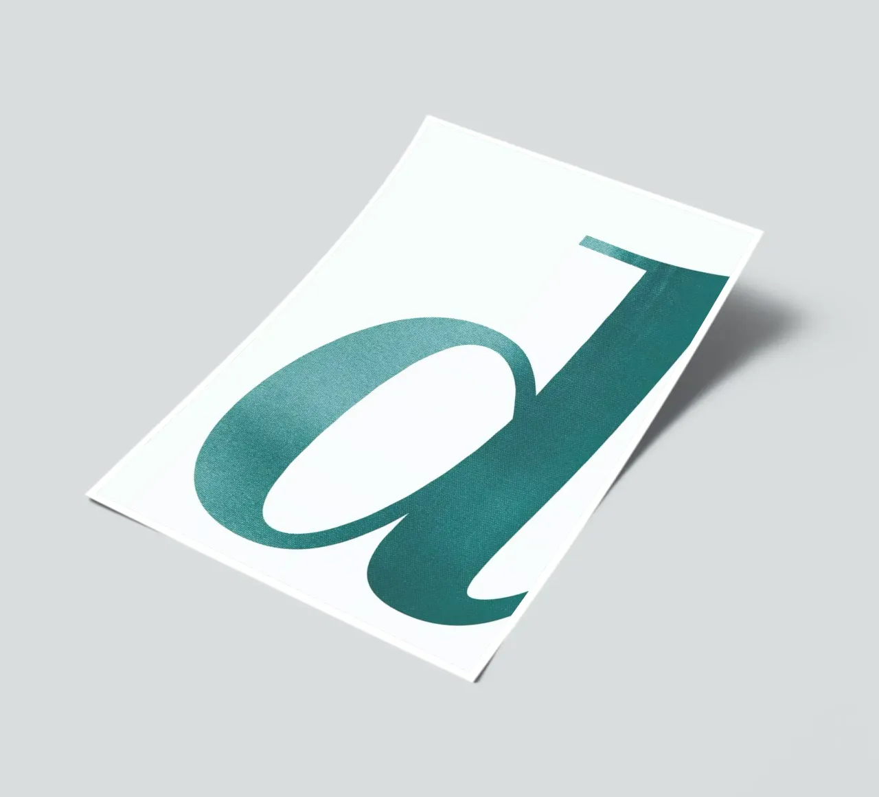 Mint D planche autocollant de petiteCAPS