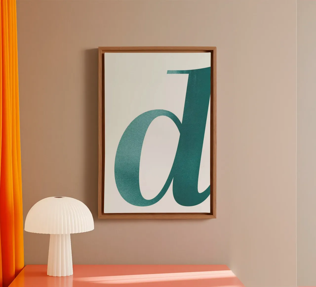 Mint D tela con Cornice a cassetta da petiteCAPS