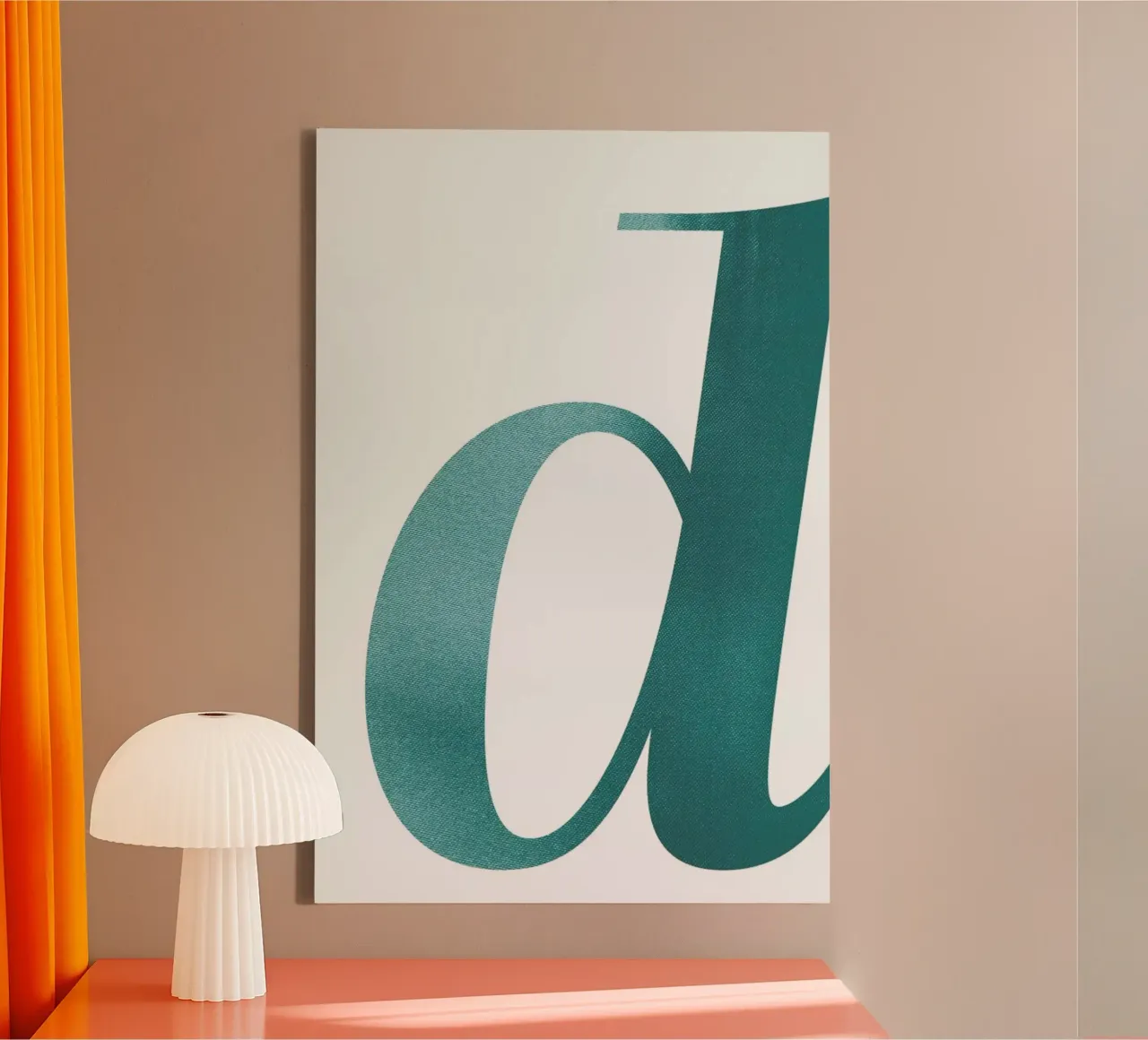 Mint D tela con Cornice a cassetta da petiteCAPS