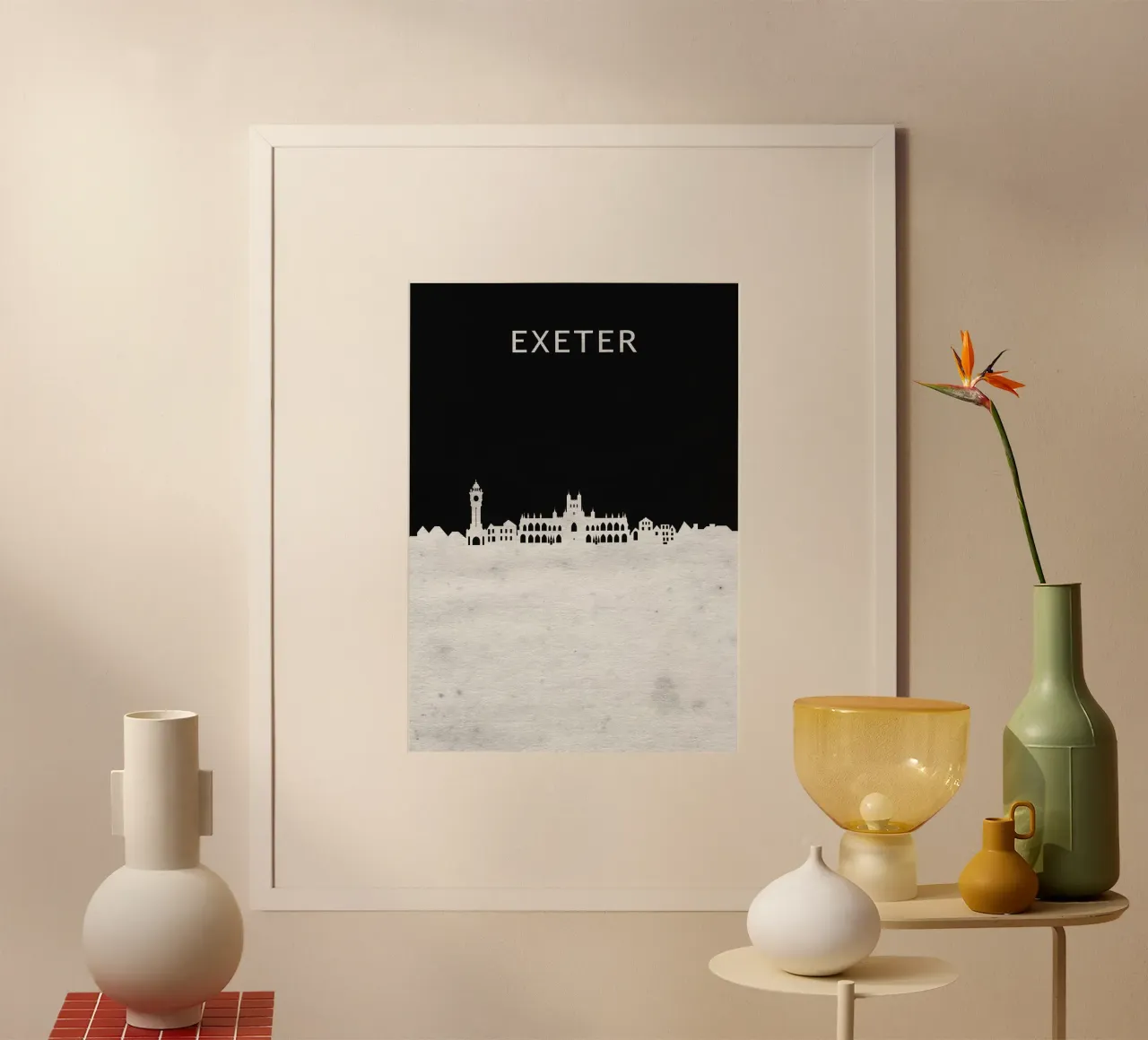 Exeter England poster da Travelstudio