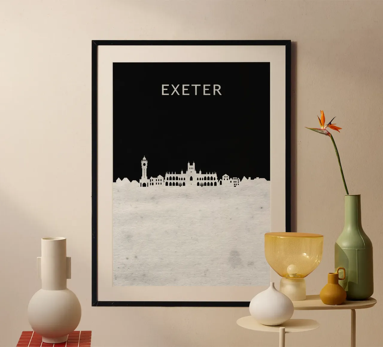 Exeter England poster da Travelstudio