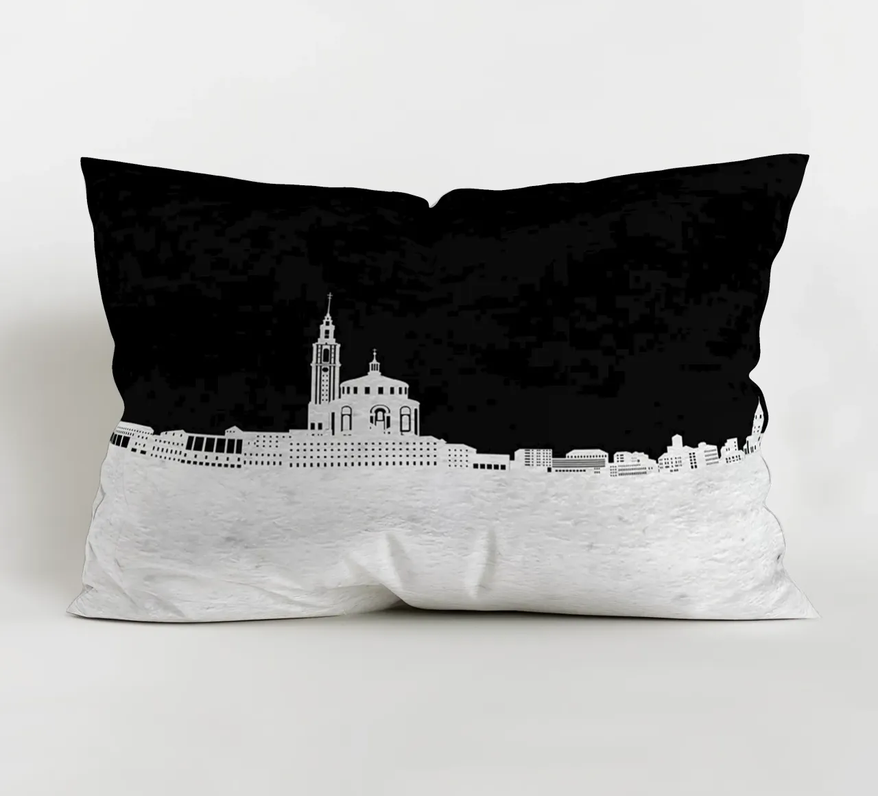 Gijon Spain cuscino da Travelstudio
