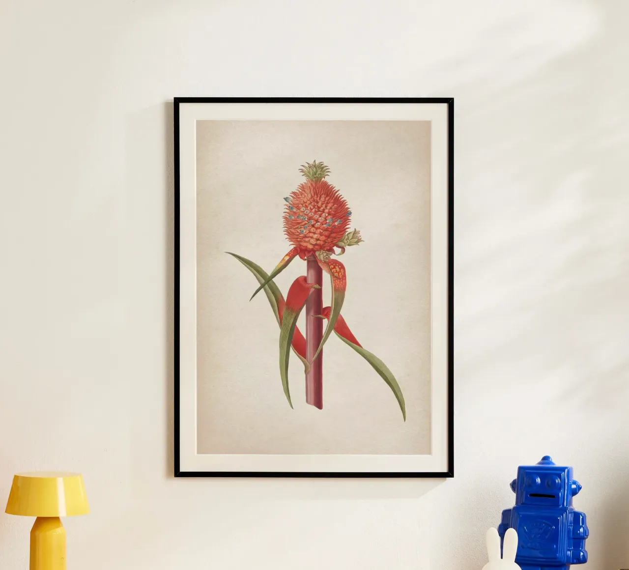 Vintage Ehret 1 Ananas Folio poster con telaio in plastica da Vintage Print Collection