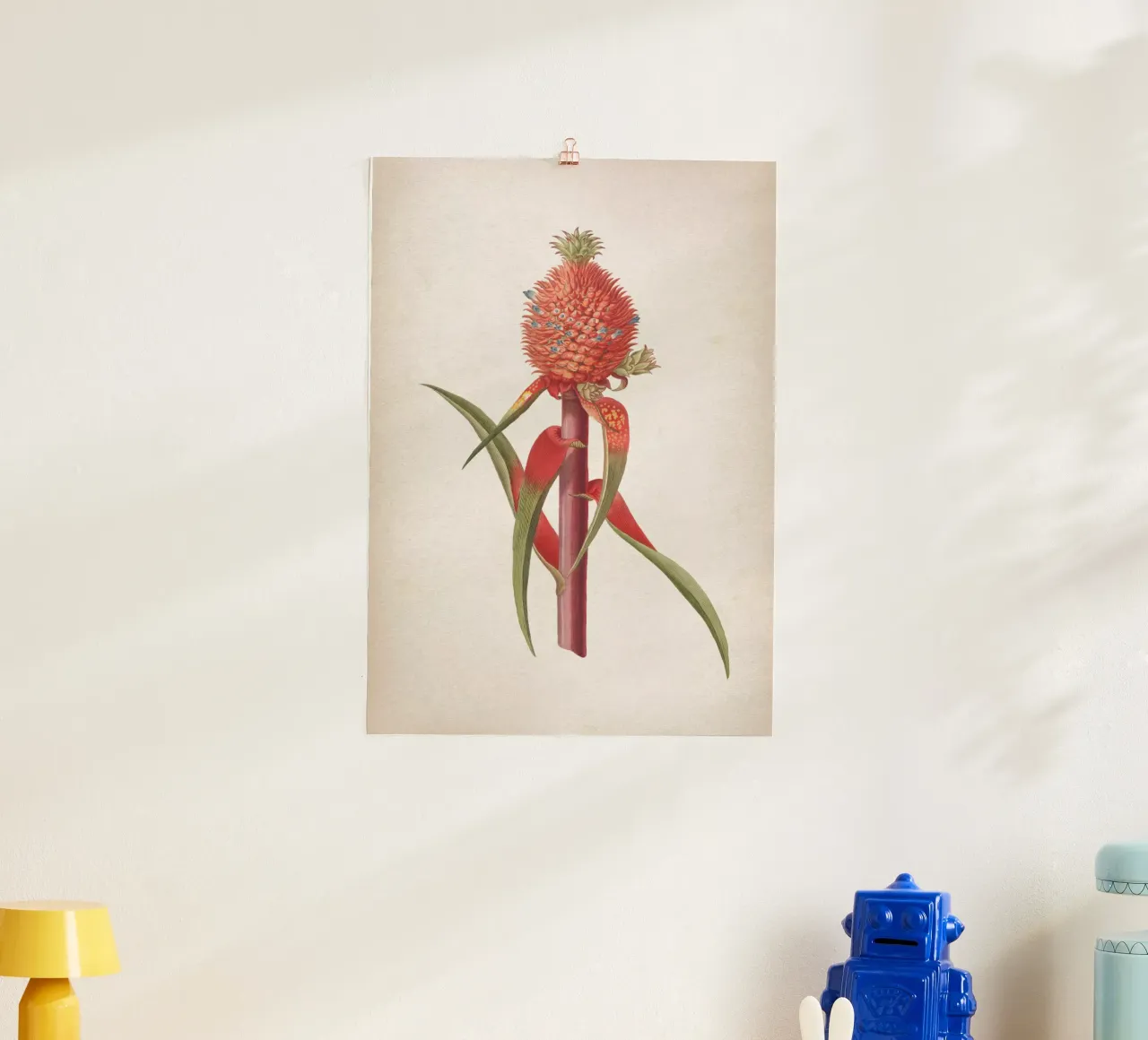 Vintage Ehret 1 Ananas Folio poster con telaio in plastica da Vintage Print Collection