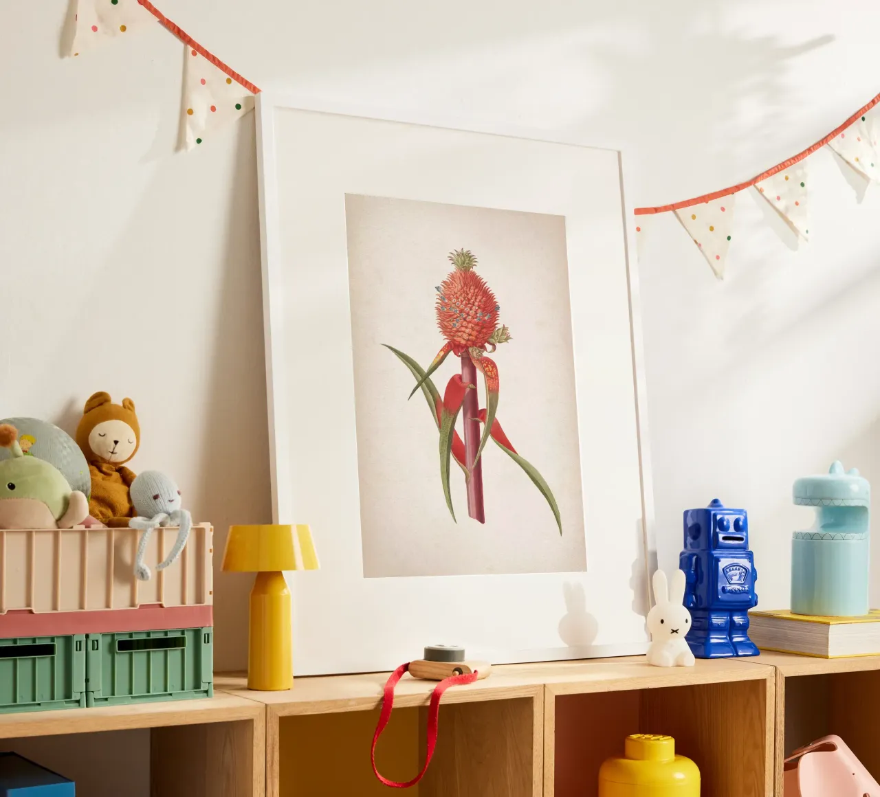 Vintage Ehret 1 Ananas Folio poster con telaio in plastica da Vintage Print Collection