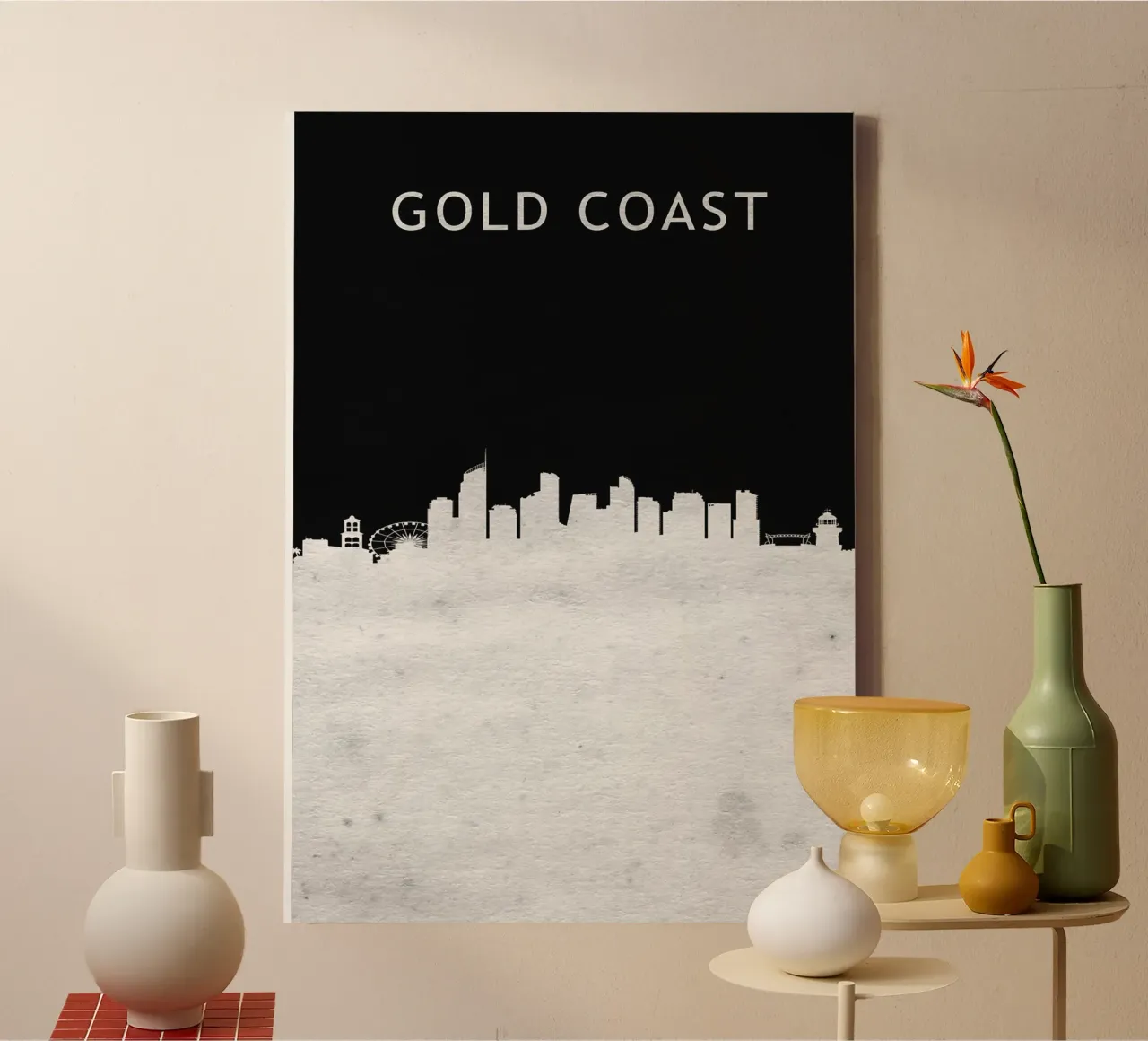 Gold Coast Australia tela con Cornice a cassetta da Travelstudio