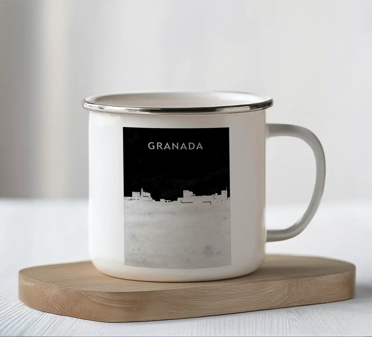 Granada Spain tazza in smalto da Travelstudio
