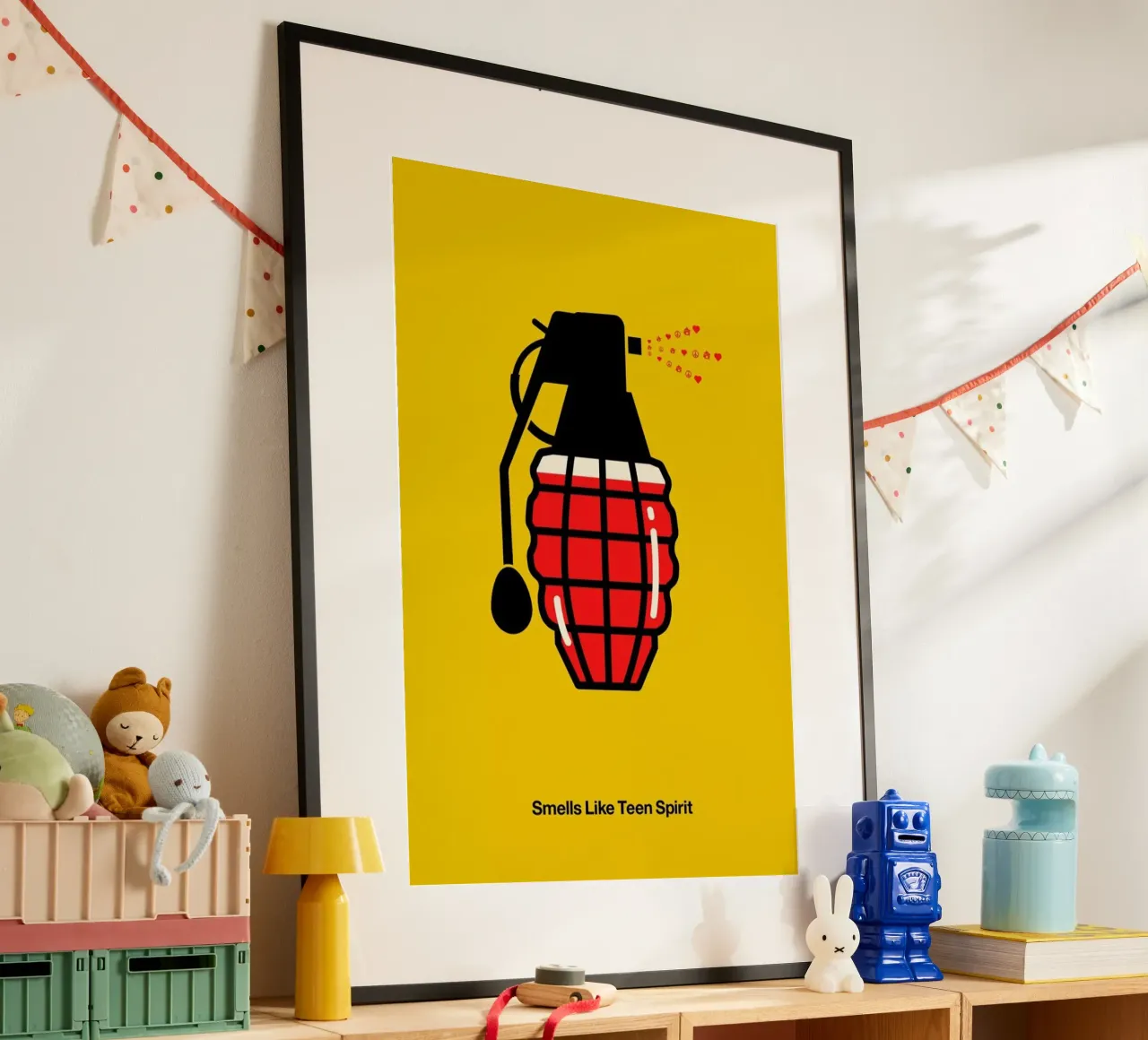 Smells like Teen Spirit poster van Viktor Hertz