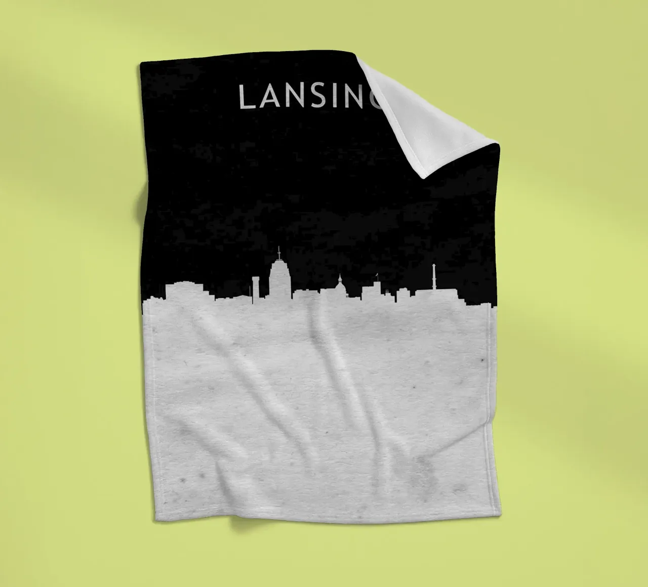 Lansing Michigan coperta in pile da Travelstudio