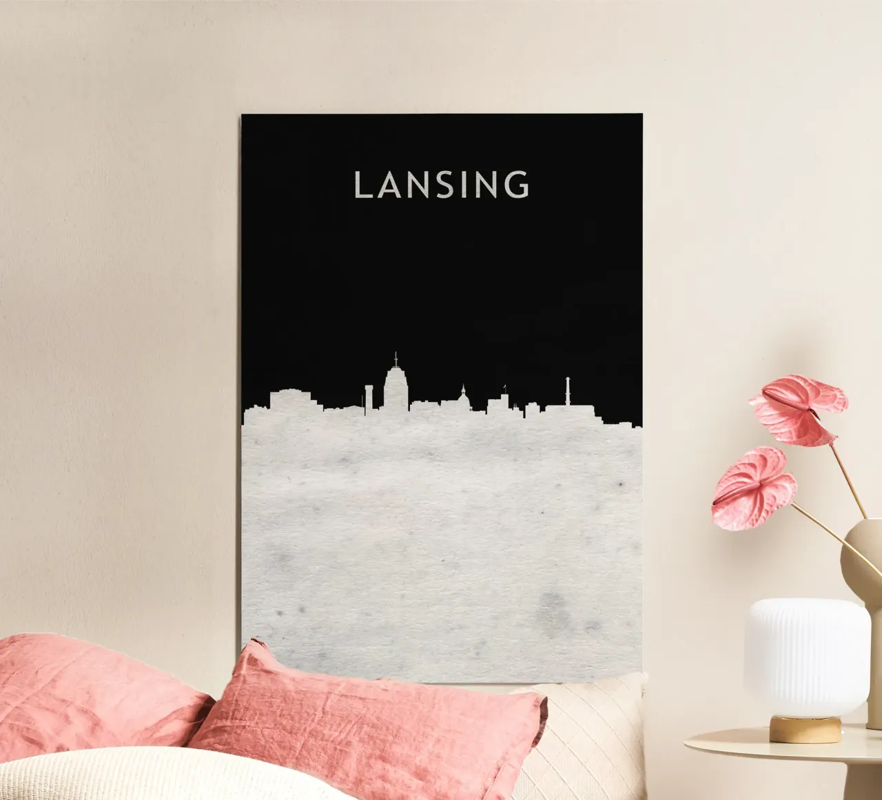 Lansing Michigan poster da Travelstudio