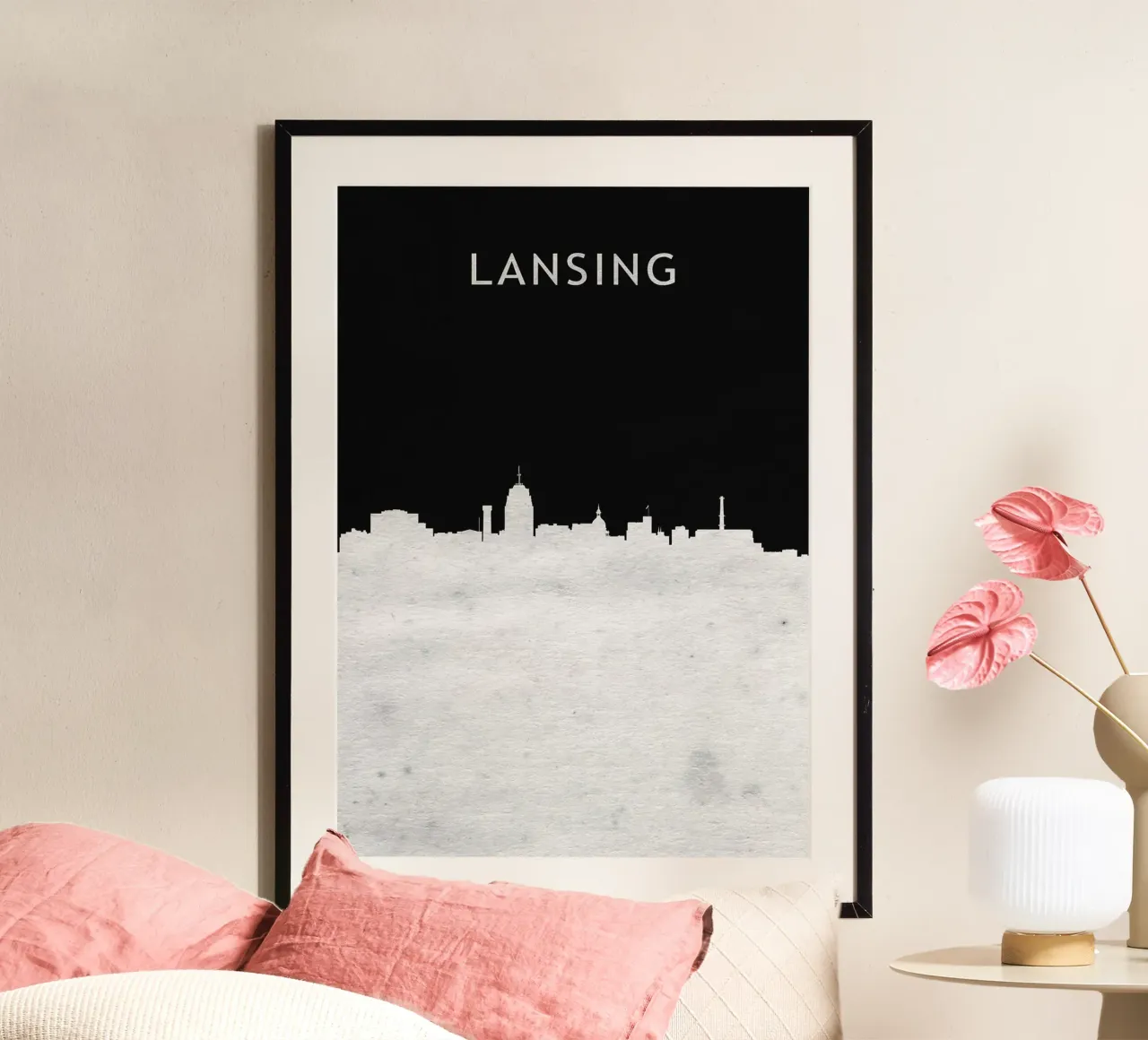 Lansing Michigan poster da Travelstudio