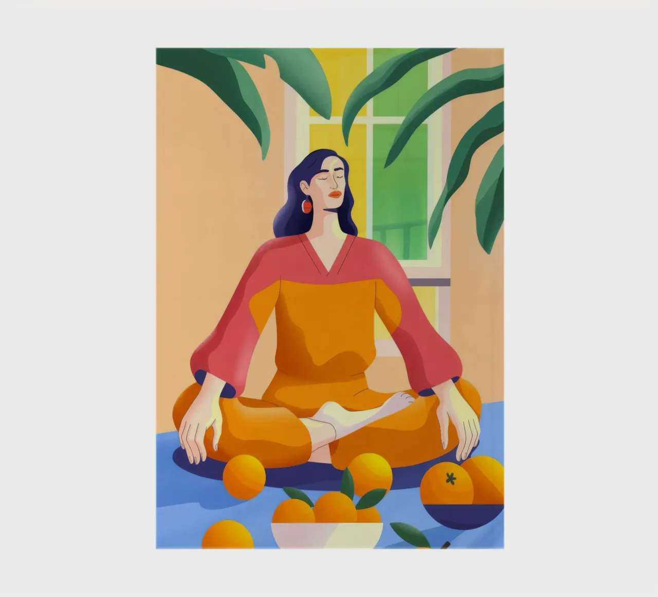 Meditation with Oranges notebook by Kamera Obskura