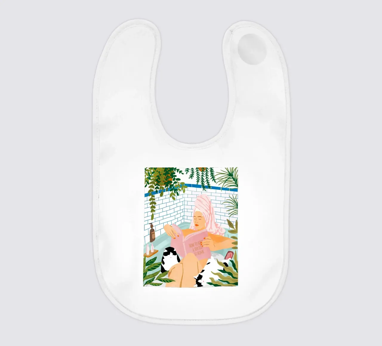 How To Have a Cat Spa Day At Home baby bib by 83oranges