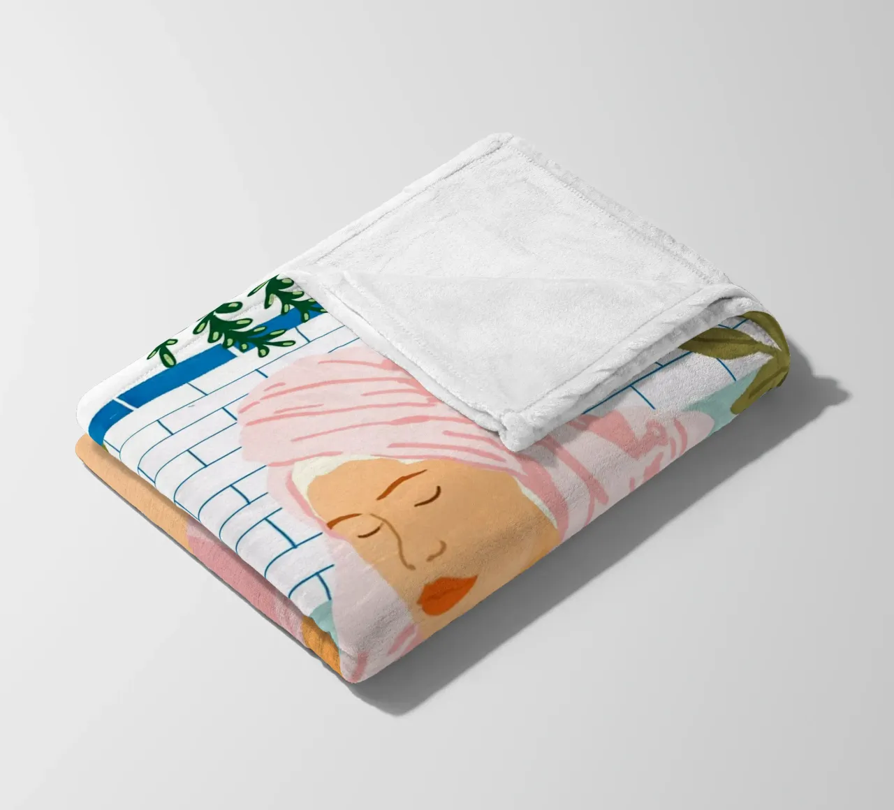 How To Have a Cat Spa Day At Home fleece blanket by 83oranges