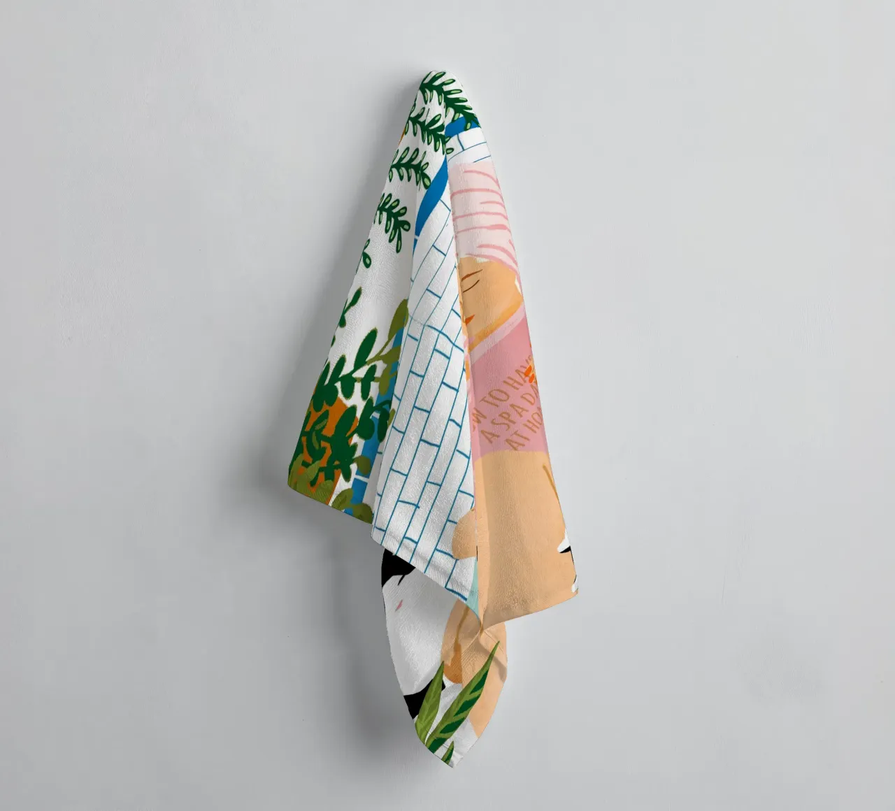 How To Have a Cat Spa Day At Home towel by 83oranges