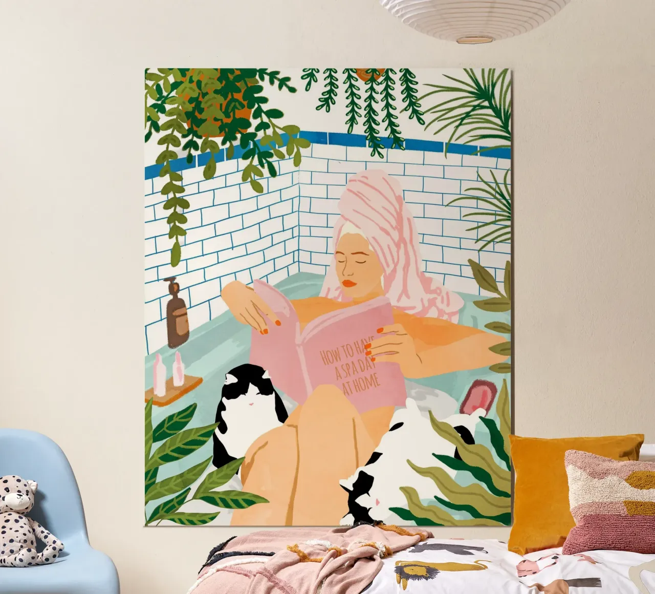 How To Have a Cat Spa Day At Home hahnemühle by 83oranges