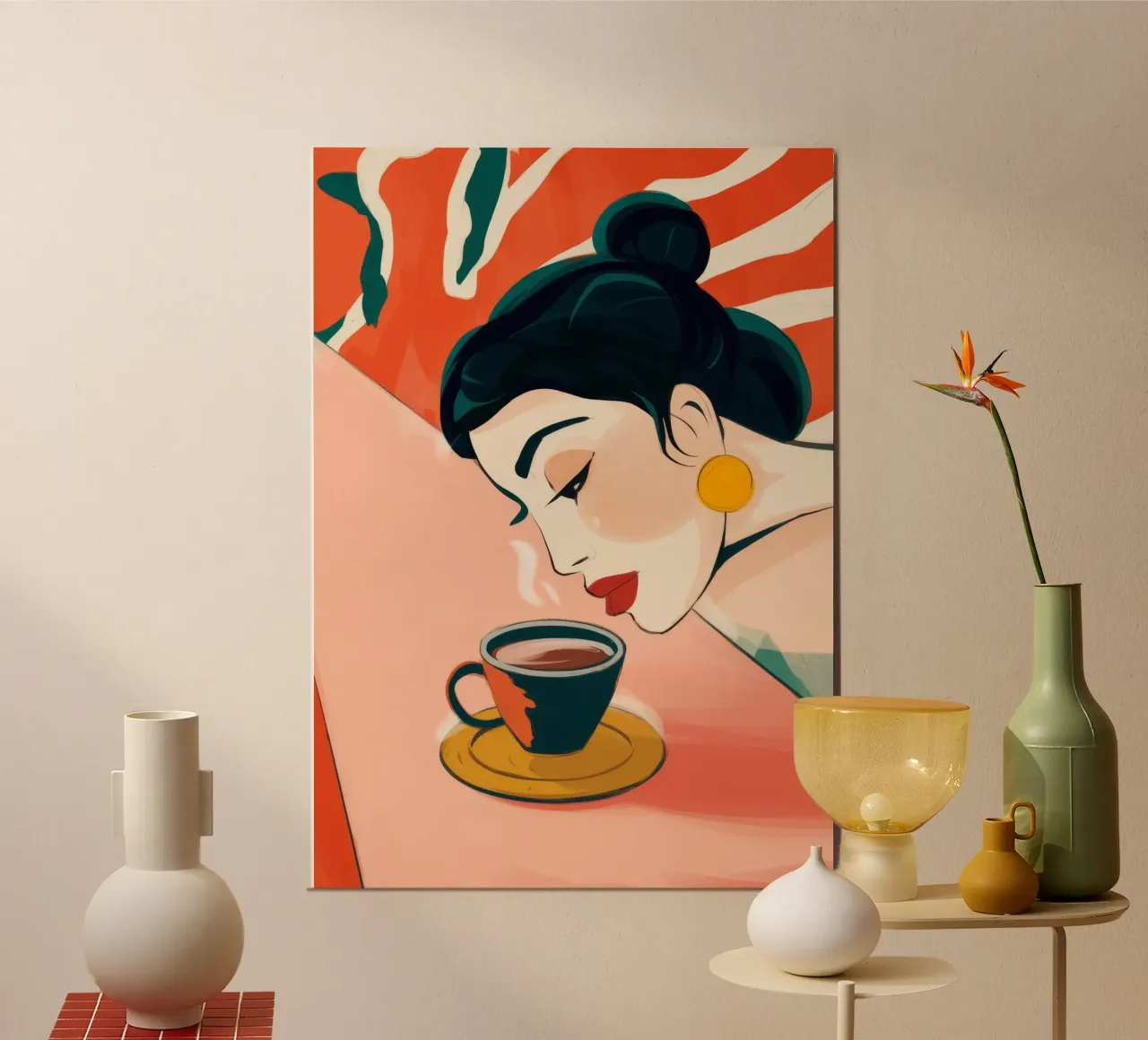 Coffee Break Bun alu-dibond by Kamera Obskura