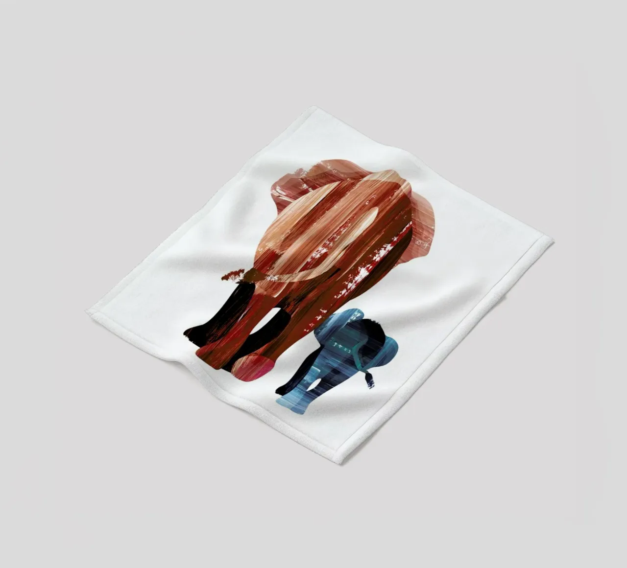 A walk together coperta in pile da Goed Blauw