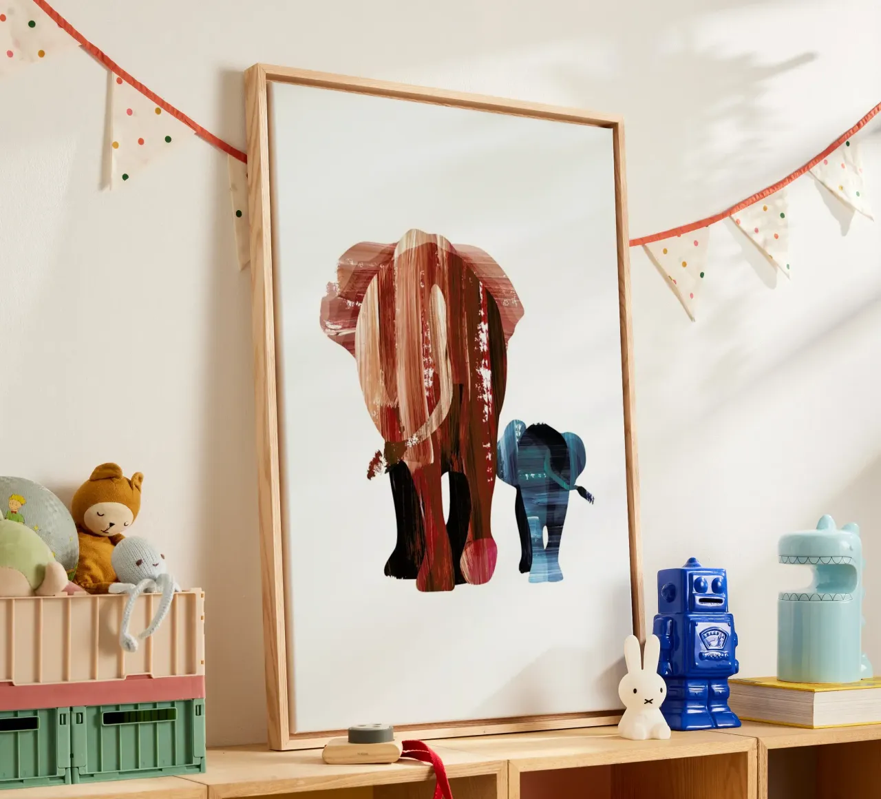 A walk together canvas by Goed Blauw