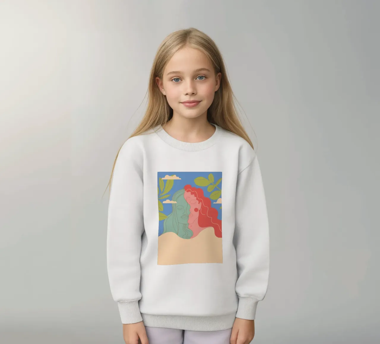 Verträumte Haarwolken Kinder Sweatshirt von Kamera Obskura