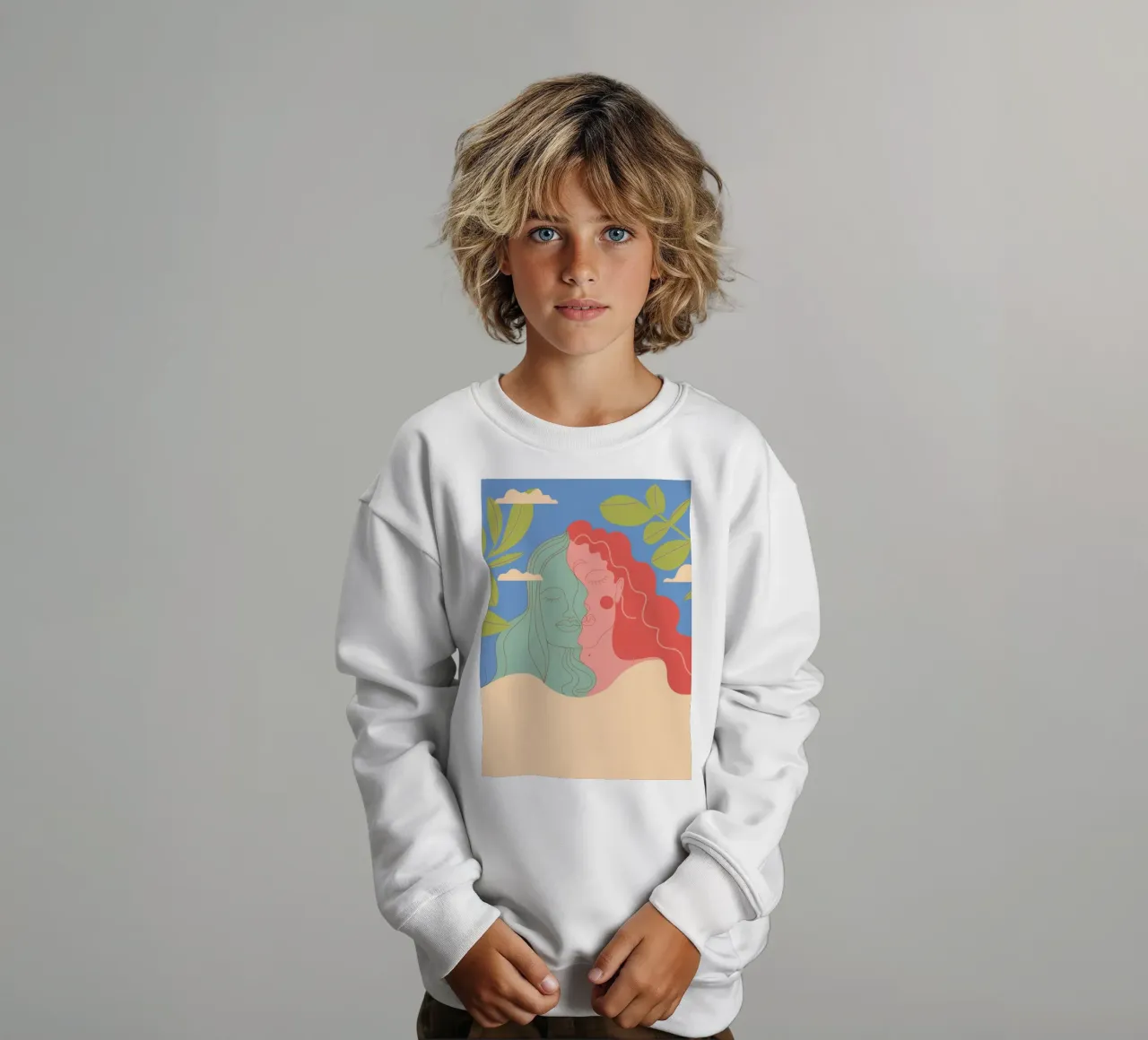 Verträumte Haarwolken Kinder Sweatshirt von Kamera Obskura