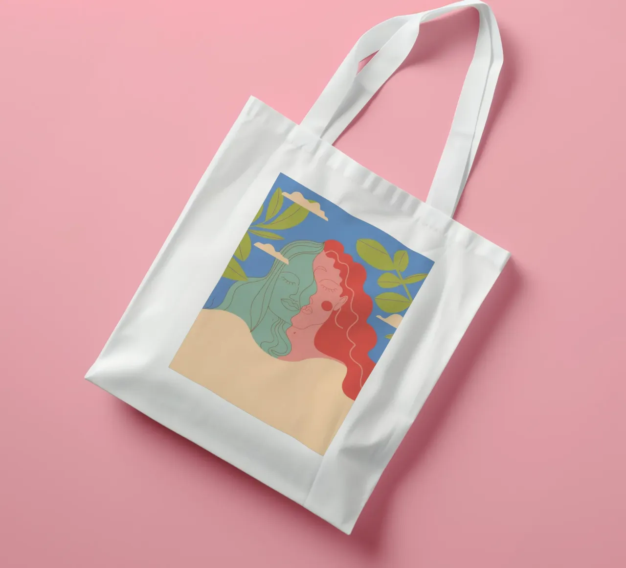 Nuvole di capelli sognanti borsa in juta da Kamera Obskura