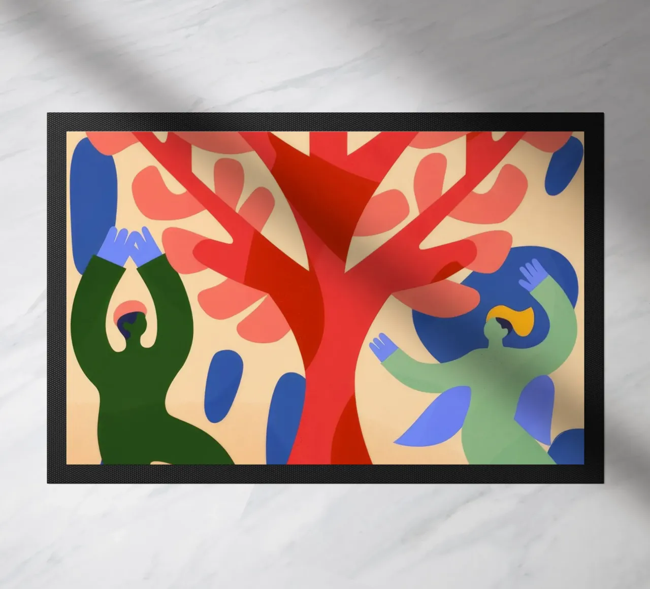 Figure dell'albero rosso zerbino da Kamera Obskura