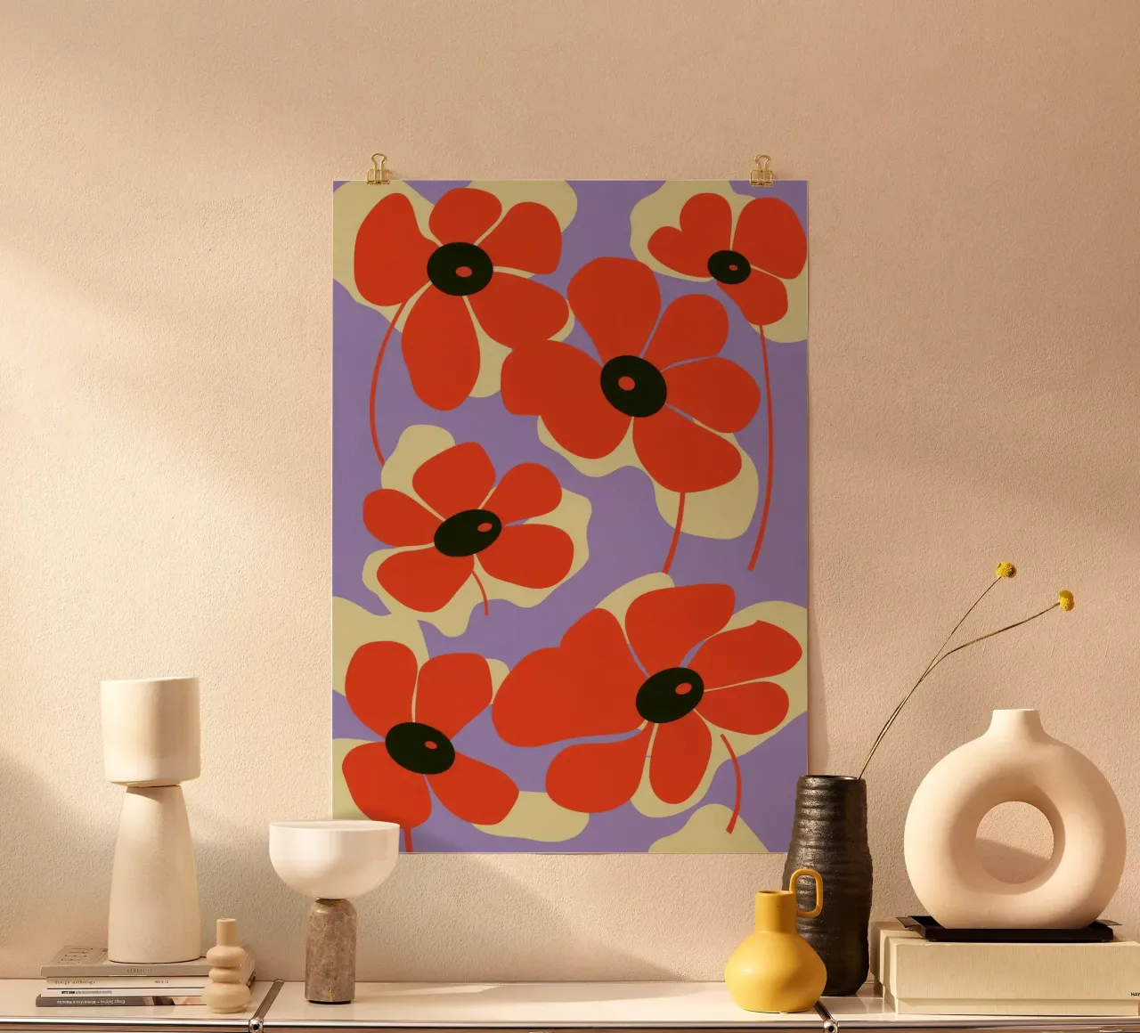 Red Poppies Design hahnemühle by Kamera Obskura