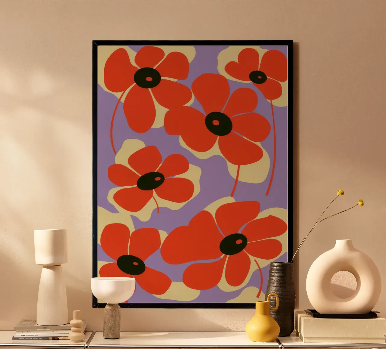 Red Poppies Design hahnemühle by Kamera Obskura