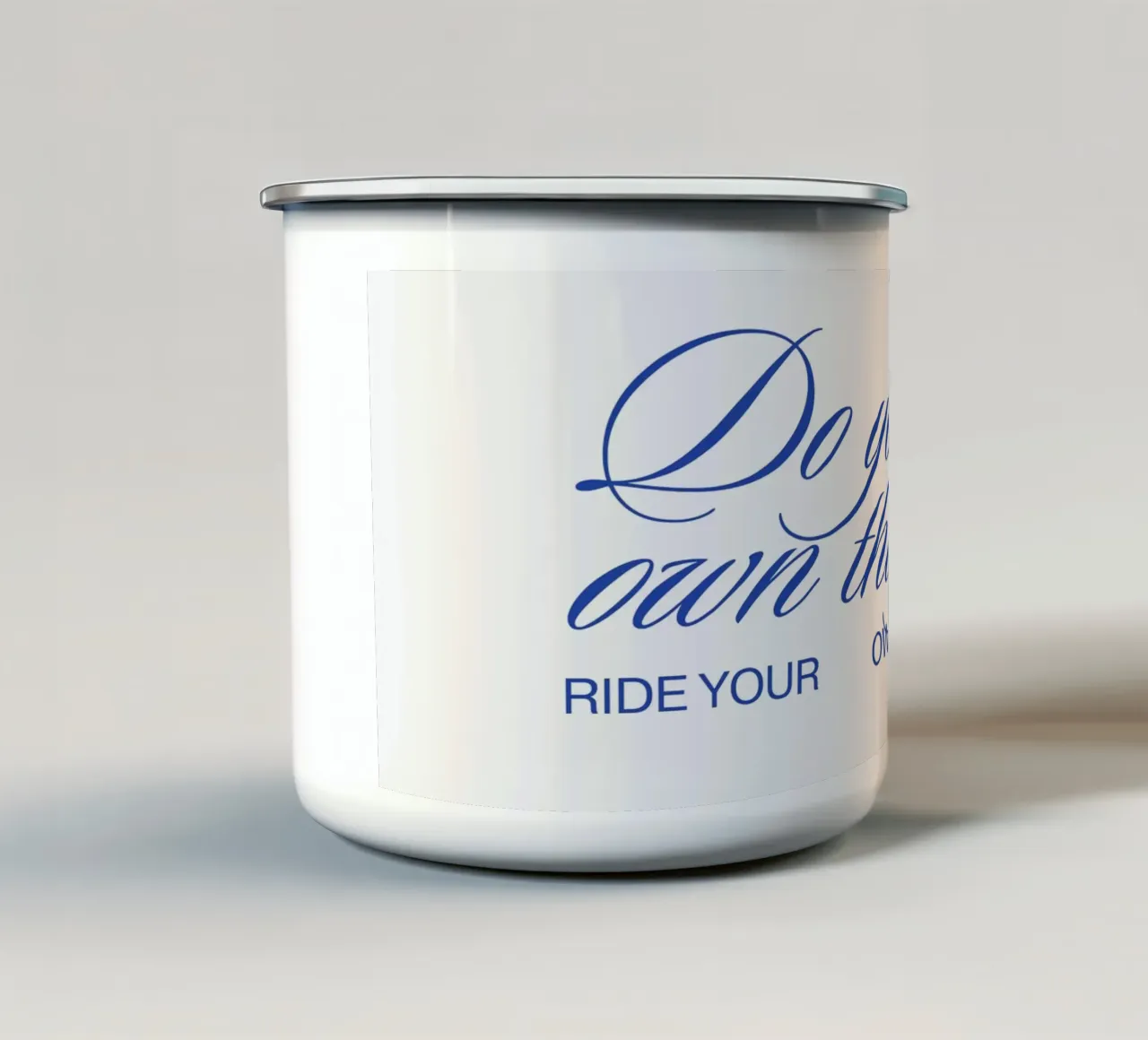 Daily Motivation Quotes tazza in smalto da Dreamer10