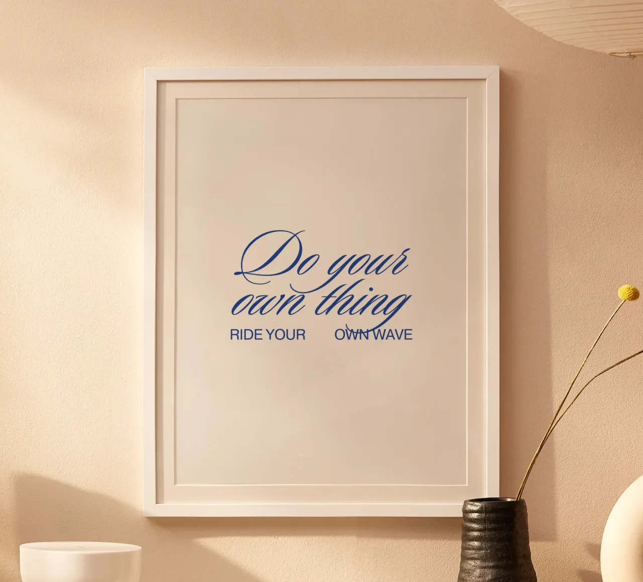 Daily Motivation Quotes poster con telaio in alluminio da Dreamer10