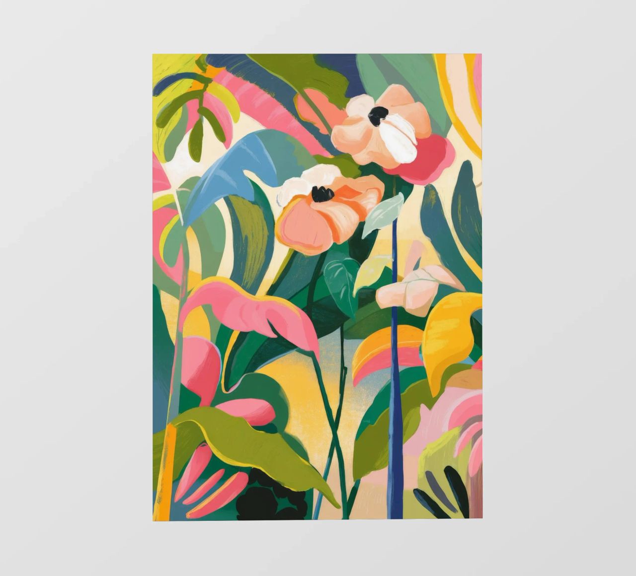 Colourful Floral Scene photo wallpaper by Kamera Obskura