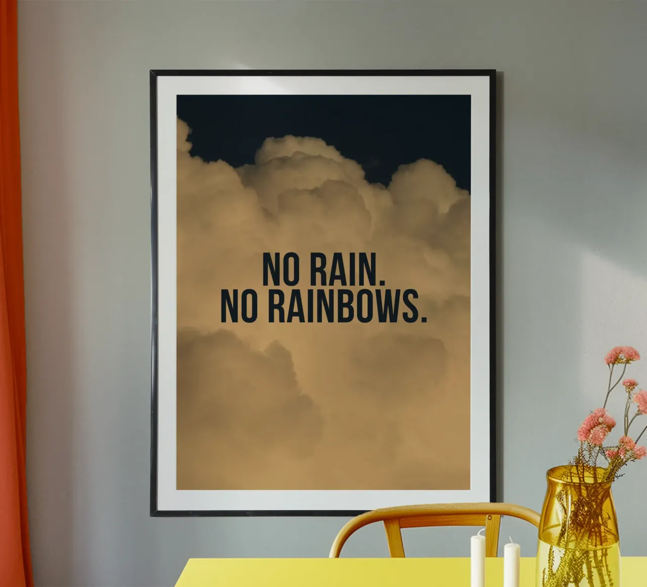 Motivation Quotes poster con telaio in plastica da Dreamer10