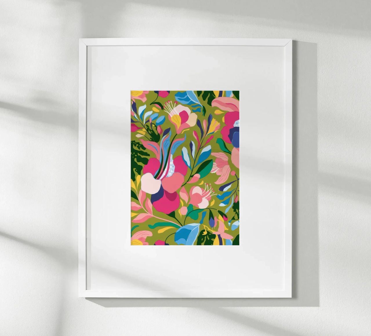 Abstrakte florale Explosion Poster von Kamera Obskura