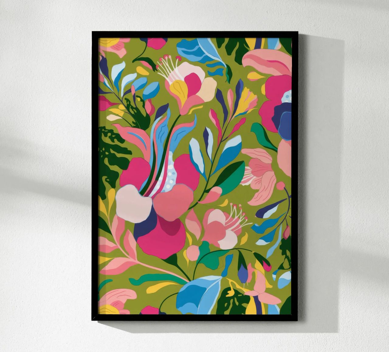 Abstrakte florale Explosion Poster von Kamera Obskura