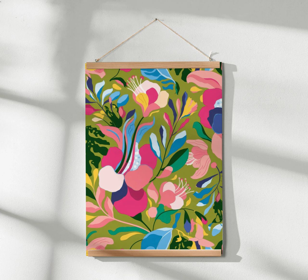 Abstrakte florale Explosion Poster von Kamera Obskura