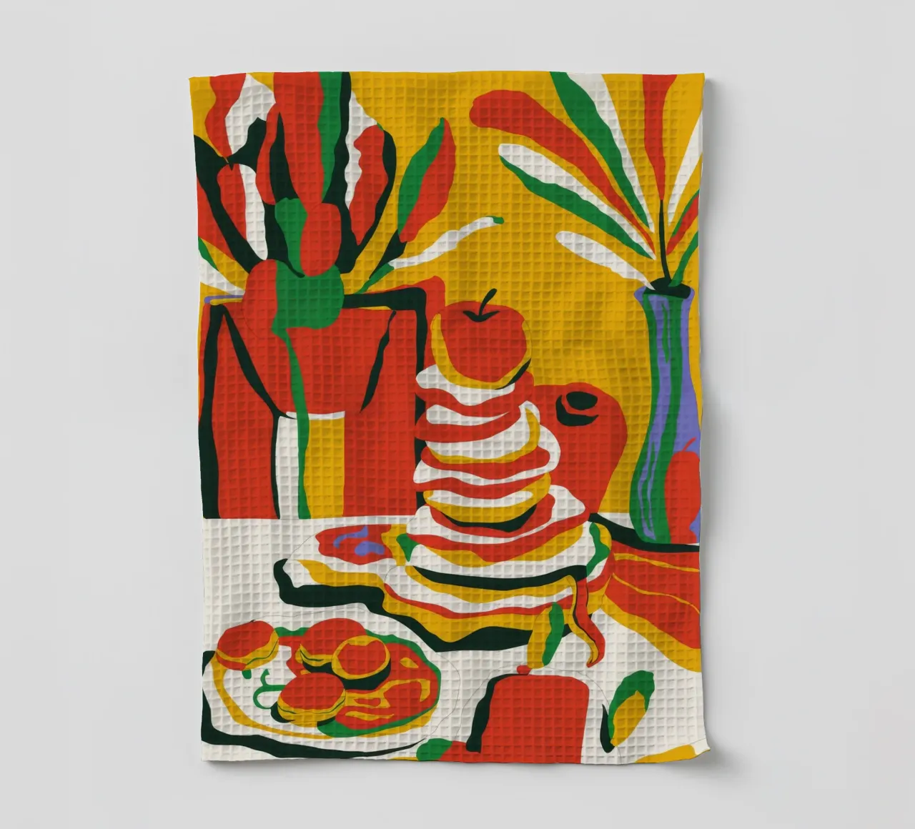 Delicia de fiesta vibrante paño de cocina de Kamera Obskura