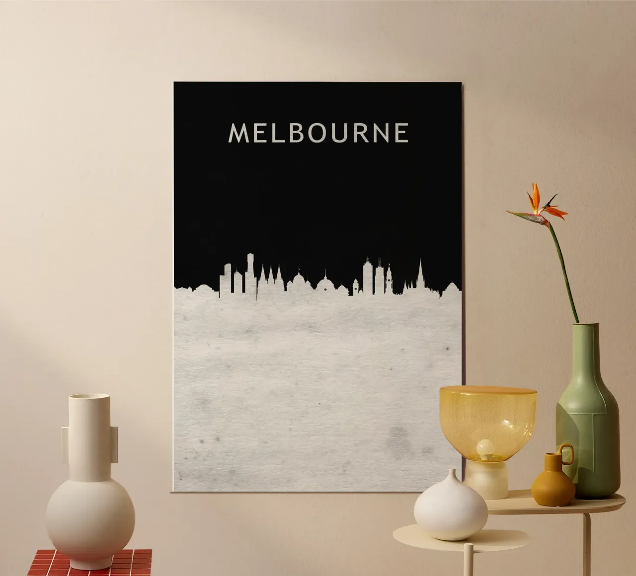 Melbourne Australia poster da Travelstudio