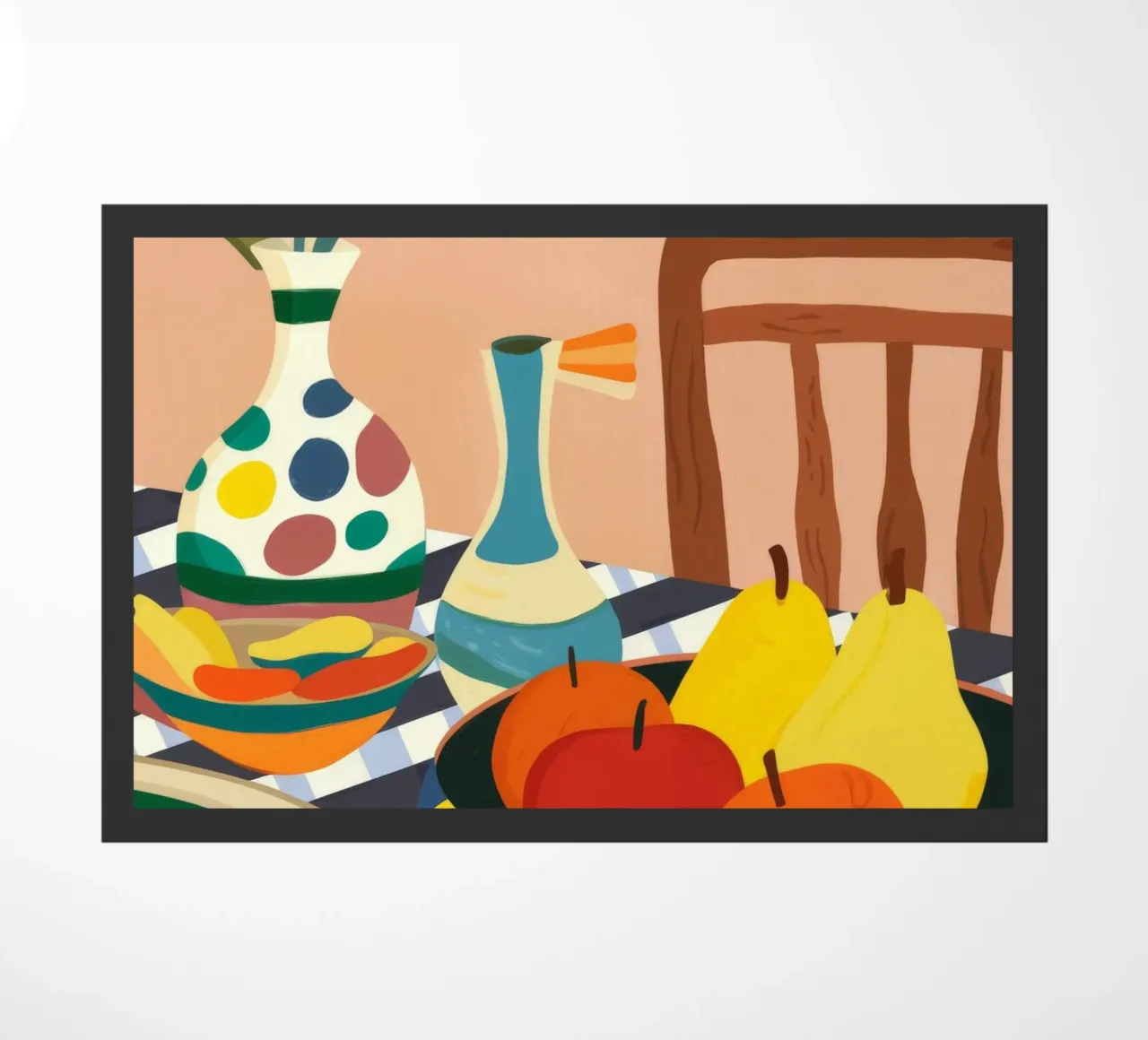 Mediterranean Table Setting doormat by Kamera Obskura