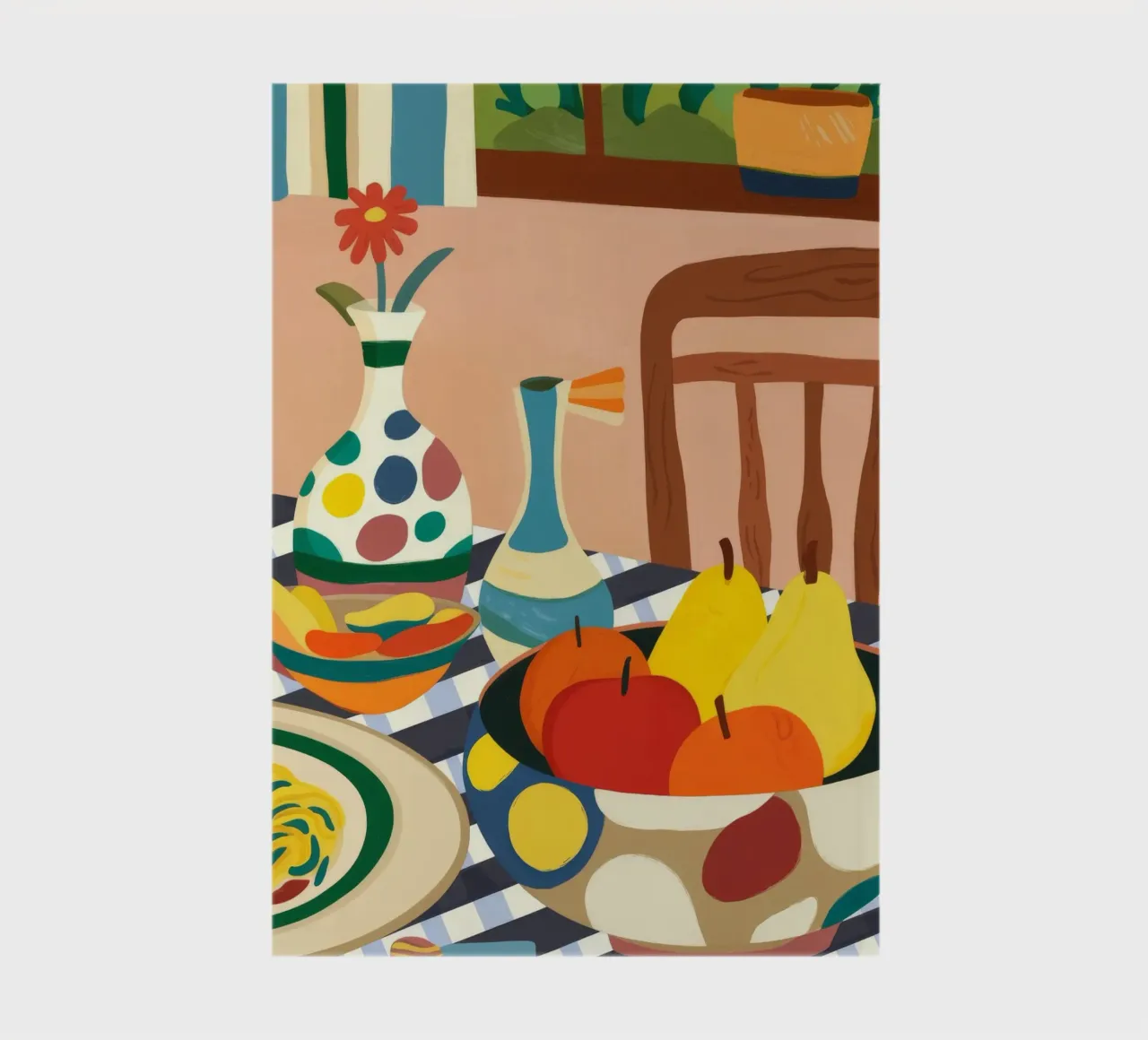 Mediterranean Table Setting notebook by Kamera Obskura