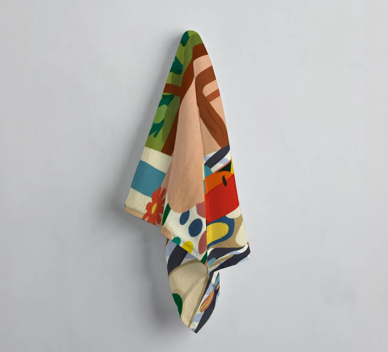 Mediterranean Table Setting towel by Kamera Obskura