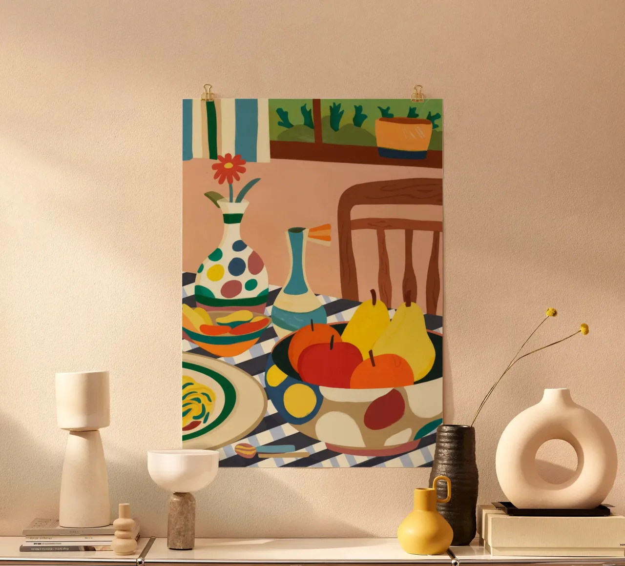 Mediterranean Table Setting poster by Kamera Obskura